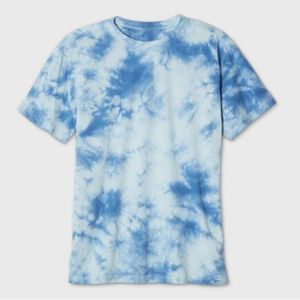 NWT. Men’s Original Use blue tie-dye tee